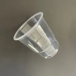Recyclable PP transparent 220 ml disposable plastic airways cola drinking cups