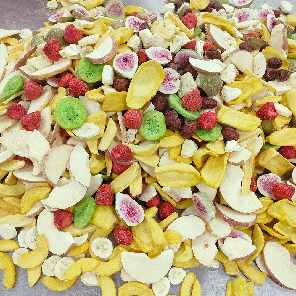 Toptan Kütləvi Dondurulmuş Qarışıq Meyvələr Şirin Çiliş, Banan, Kiwi, İncir, Qırmızı Xurma, Alma, Doğan Meyvəsi, Yabanı Alça; Snek və Receptlər üçün