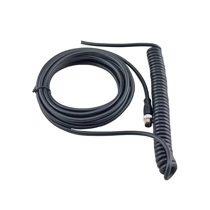 IP67 Connector B Code 5 Pin Can Cable M8 Can Bus Cable PUR Wires Molded Cable