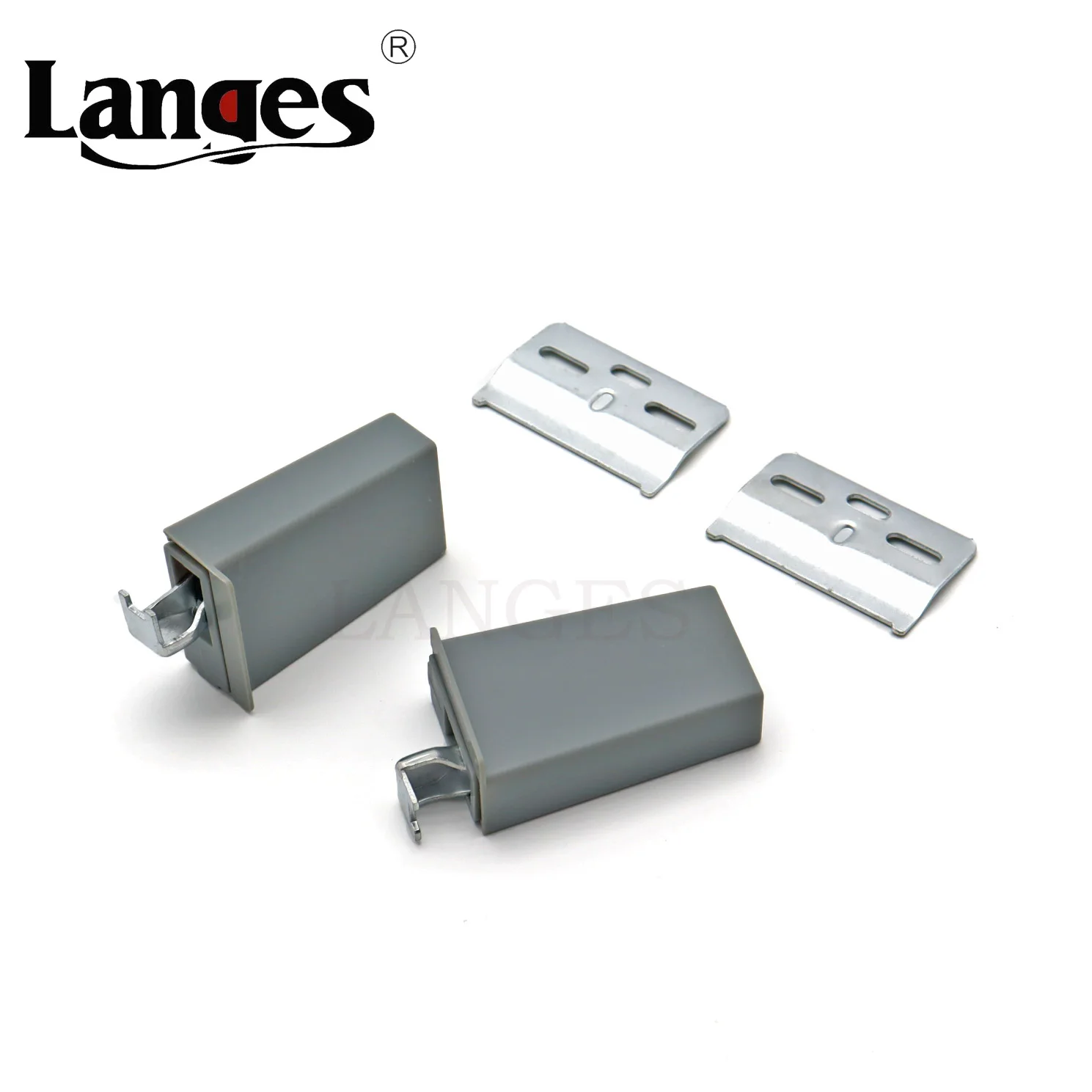 Easy Install Concealed Plastic Kitchen Bathroom Wardrobe Wall Fitting