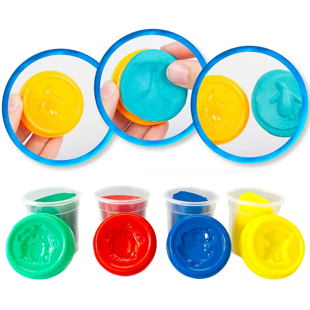 3 I2024 New 8 Colors Modeling With Magic Foam Clay For Play Dough Modeling Clay Gift For Boys