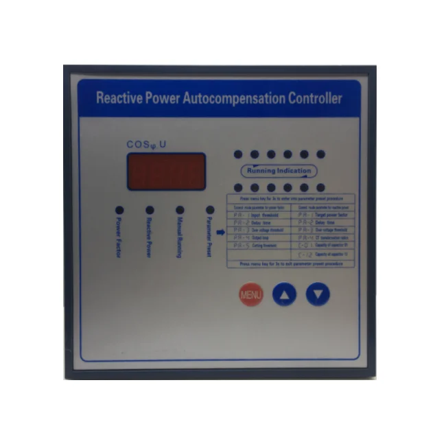 Factor JKW5C 380V 6 Steps Reactive Power Compensation Automatic Controller