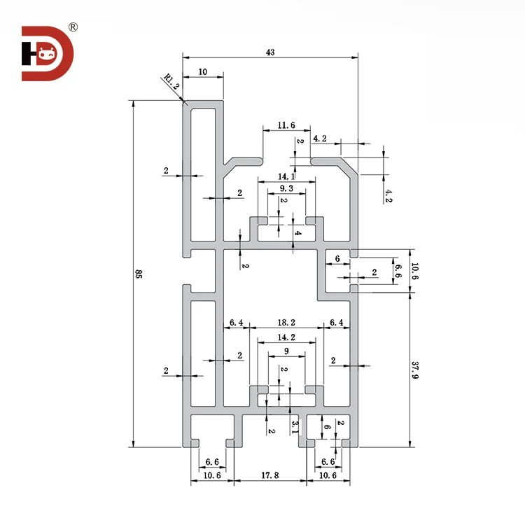 product double speed chain 4385 extruded aluminum profile 25 times speed pitch 1905 assembly line aluminum alloy bs25 c206b chain-3