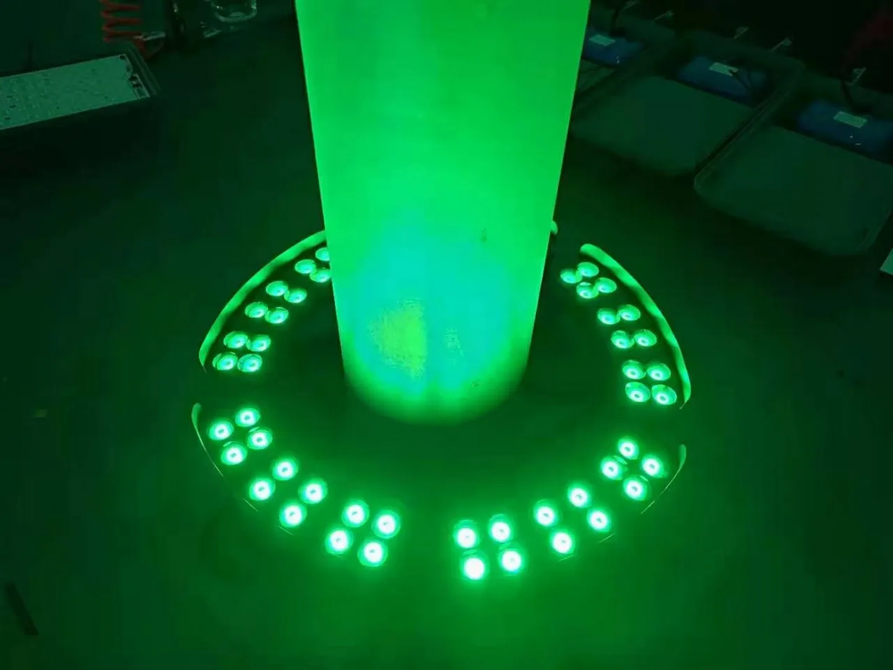 RGBW 12W Dimmable Outdoor IP65 LED Garden Lamp Smart 48W DC 12V Palm Hug Tree Light Colorful DMX512 Ring Spotlight for