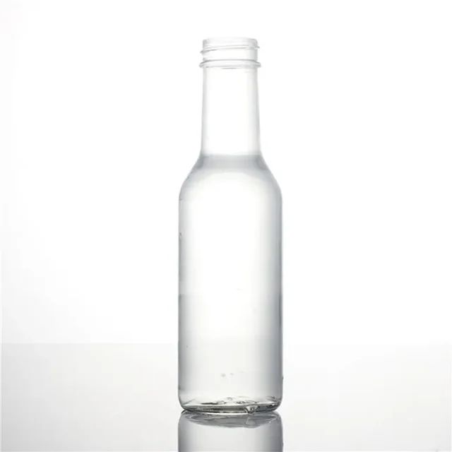 Hot Sale 150ml Flint Transparent Olive Oil Soy Sauce Chili Vinegar Glass Bottle With Plastic Screw Cap