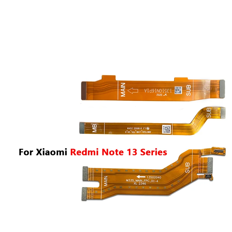 Câble Plat Flex Pour Xiaomi Redmi Note 13 4G – Connexion Carte Mère à Sous-carte, Référence 23129RAA4G