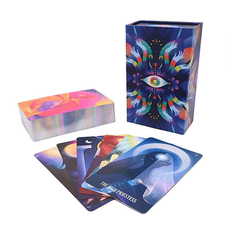 holographic oracle cards Luminous Spirit Tarot Deck: Holographic Tarot Cards main image 0