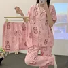 Cardigan de tres piezas-Marco de polvo