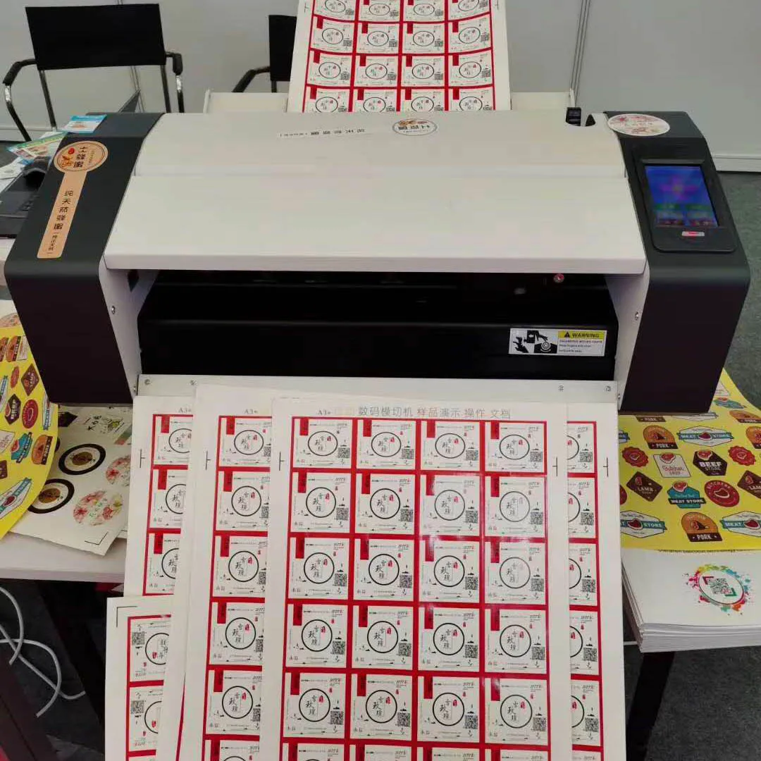 Small Digital Half Rotary Die Cut Sticker Sheet Label Cutting Machine Paper  Processing Machinery