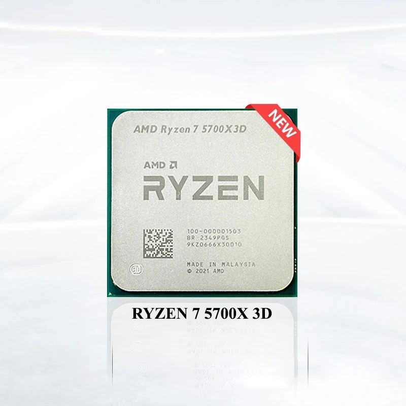 AMD R7 5700X3D 8-Core 16-Thread Desktop Processor - 3.0 Ghz