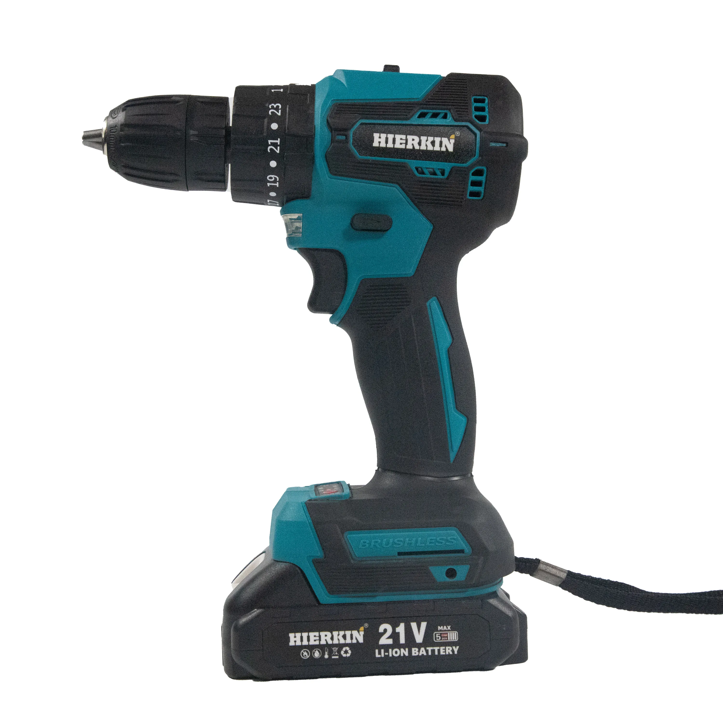 HIERKIN Brushless Impact Tool Kit Drill Bit Electric Screwdriver Set  Taladro De Impacto Electric Drilling Machines Power Drills