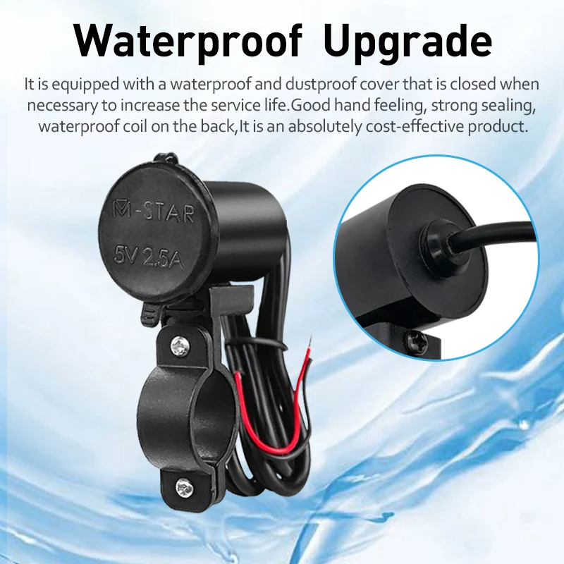 Оптовая продажа высокое качество полезный Удобный 12v usb мотоцикл зарядное