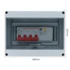 Leakage protection switch 4P+8 circuit waterproof box