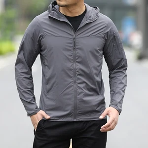 Huanlong Summertime Waterproof Jacket Men Camouflage Clothing