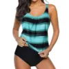 2-Black and blue stripes