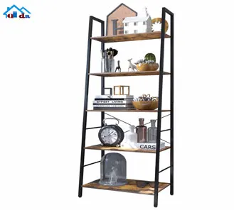 Industrial Storage Home Bookshelves Modern Wood Display Rack Vintage Cabinet Bookcase Book Shelves