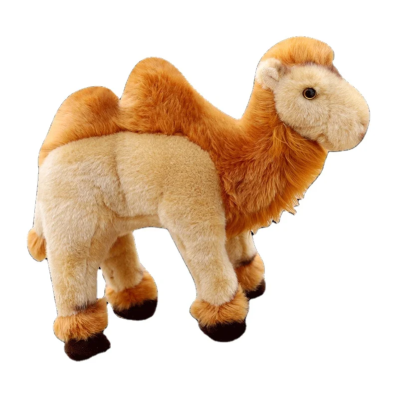 New Sunrise Factory's Soft Stuffed Desert Camel Doll Toy Promotional Wholesale Camel Plush Toys PP Cotton Filling Mesh Lining