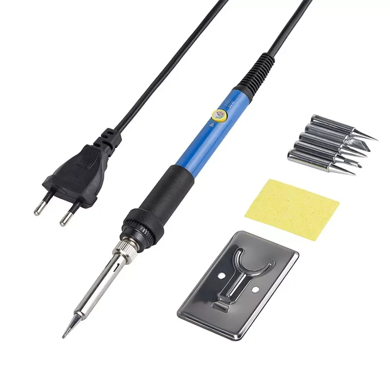 220v 110v 60W  Adjustable Temperature Soldering Iron Kit 9 Pcs Set  Welding Tool Electric Soldering Iron Kit