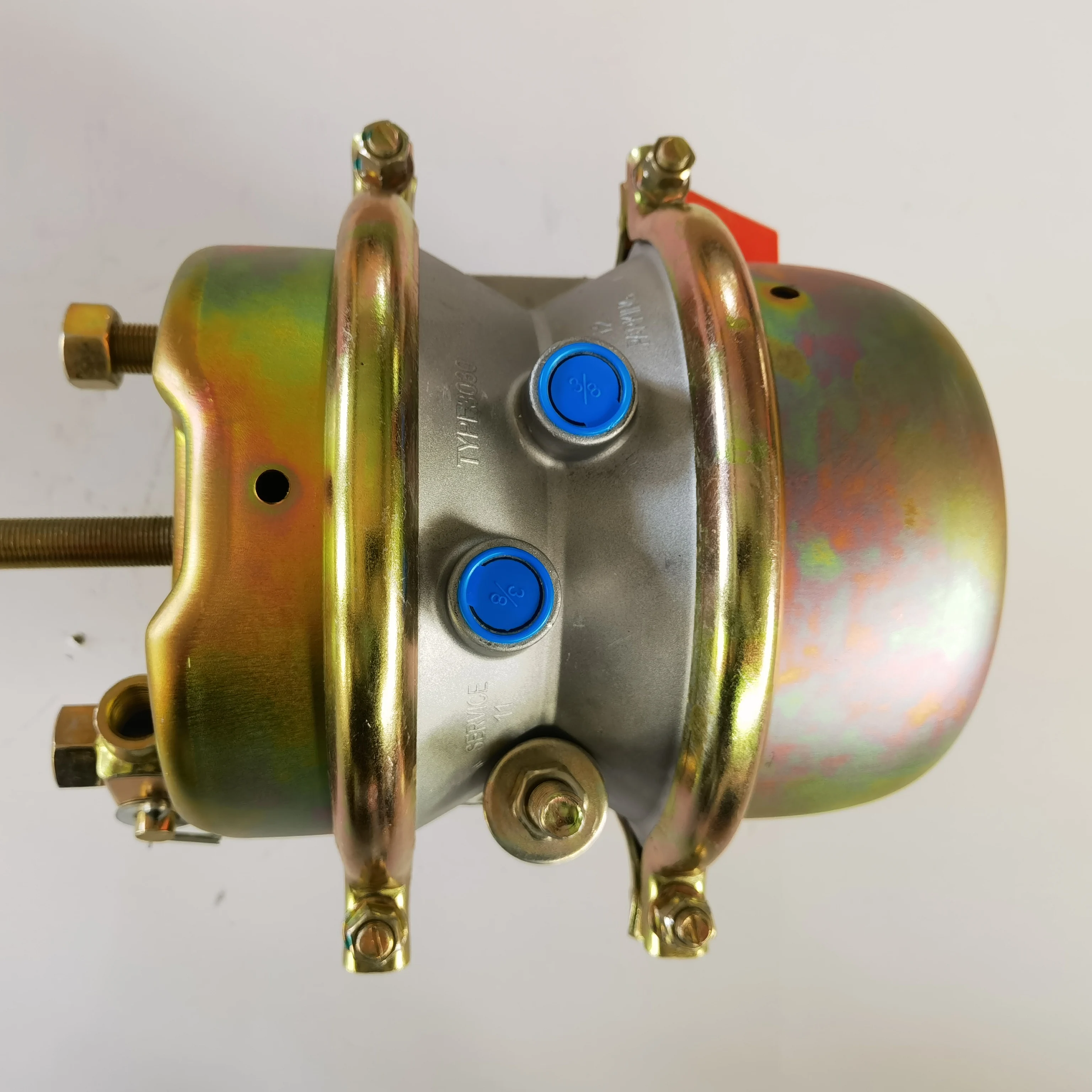 Set Of 4 Type 3030 Sealed Air Brake Chambers (2.5" / 64mm, 30x30 Stroke) With Welded Clevis 12 thumbnail image