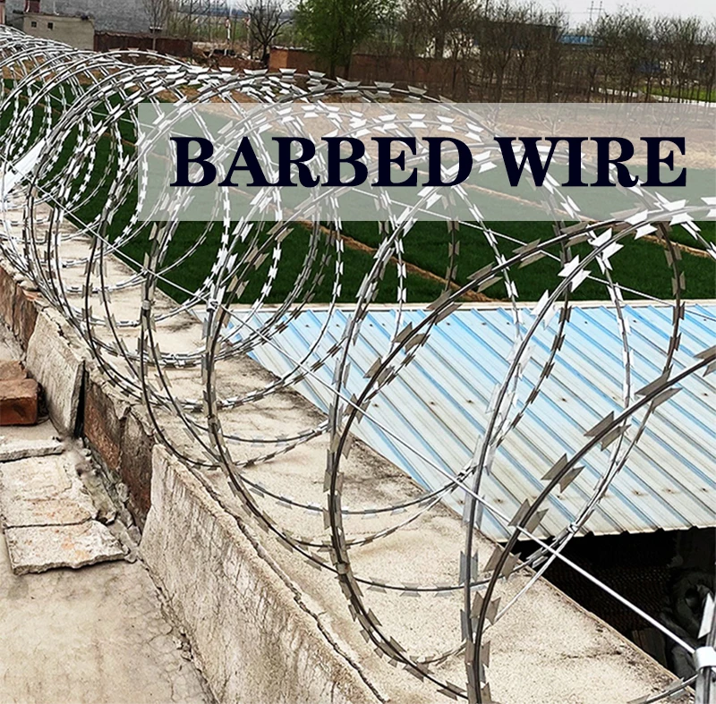 High Quality Low Price of Extension Arm 2 7/8 Security Barriers and razor Barbed Wire in Bangladesh