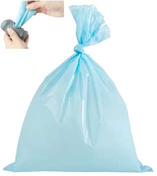 Eco Friendly Biodegradable Dog Poop Bags sealing pink blue waste bags high barrier garbage bag
