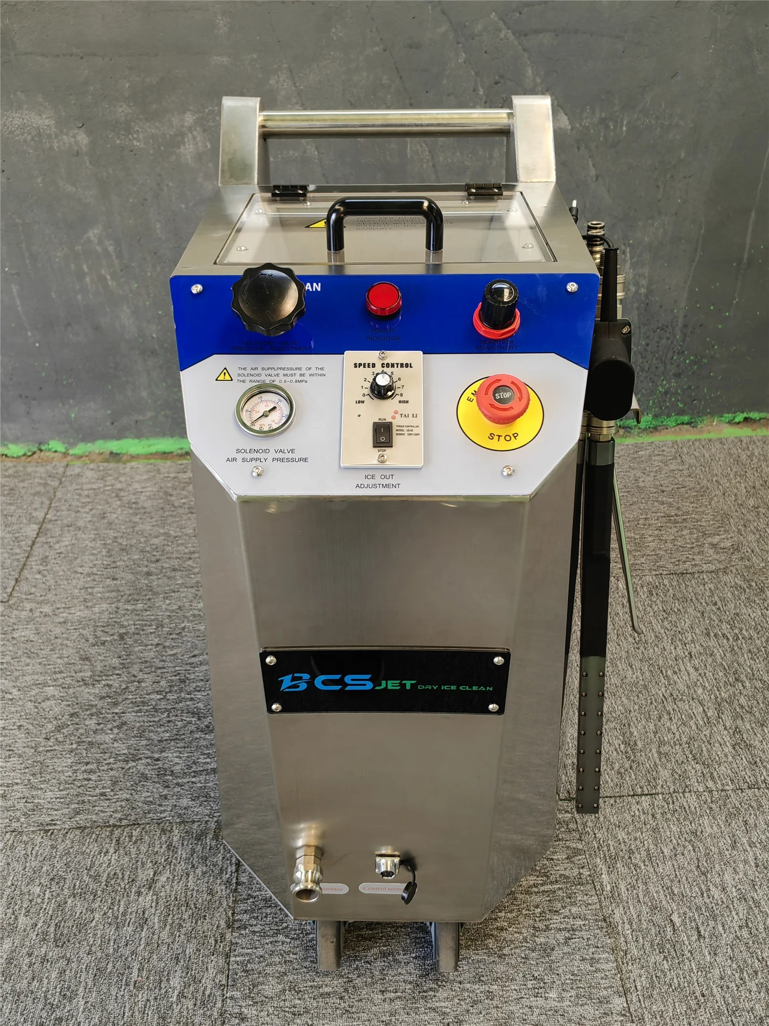 Dry Icejet Highperformance Dry Ice Blaster Cleaner/ Industrial Dry Ice Blasting Cleaning