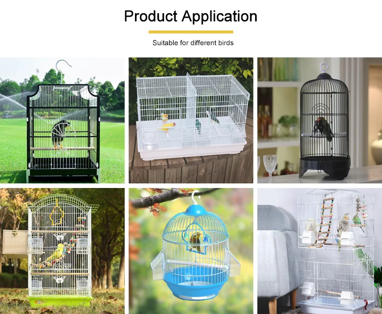 Photo inspiration: Gallery Detail: Wholesale Price Large Metal Black Parrot Bird Cage Heavy Duty