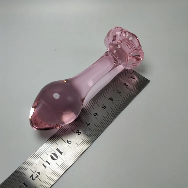 dr best zwischenzahn vibration Pink Vaginal Pretty Butt Beads Ass Dildo Penis Adult Sex Toy Glass Anal  Plug for Women Crystal