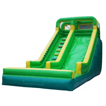 Commercial kids playground obstacle inflatable water slide