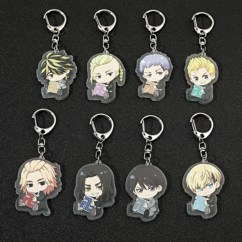 Anime Tokyo Revengers Acrylic Keychain Manjiro Ken Takemichi Hinata ...