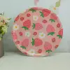 Plato de papel rosa de 7 pulgadas * 8 piezas