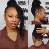 Capelli umani alla rinfusa afro crespo nero naturale