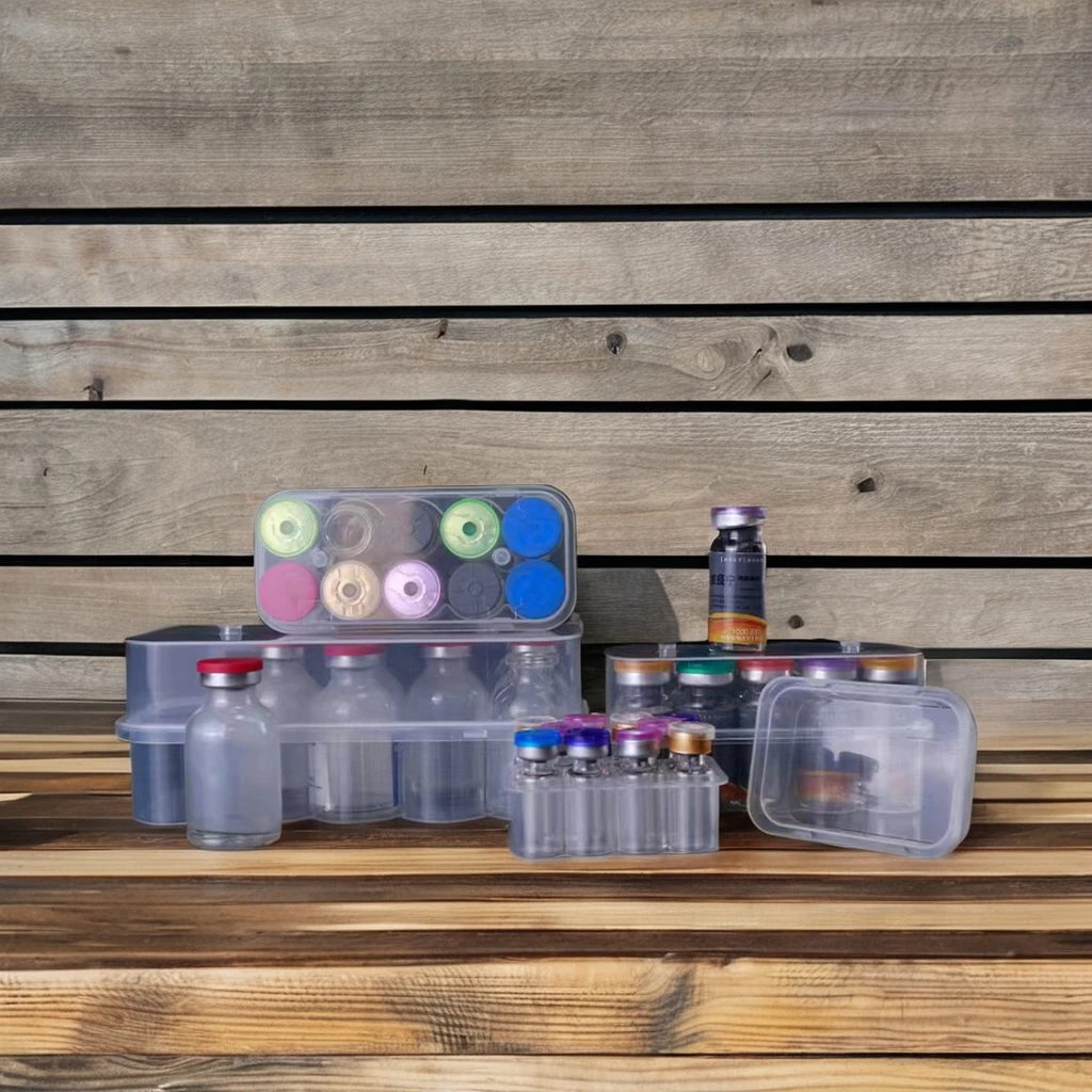Wholesale Customized 3ml 5ml 7ml 10ml 10cc 20ml Vaccine Bottle Packaging Storage Box Plastic Vial Box Boxes for Vials