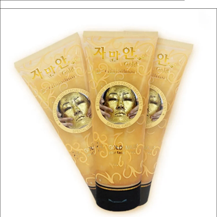 Glutathione Beauty Products Face Mask Gold Collagen Gel Facial Mask Wholesale Private Label 24k Gold Wash Off Gel Mask Skincare
