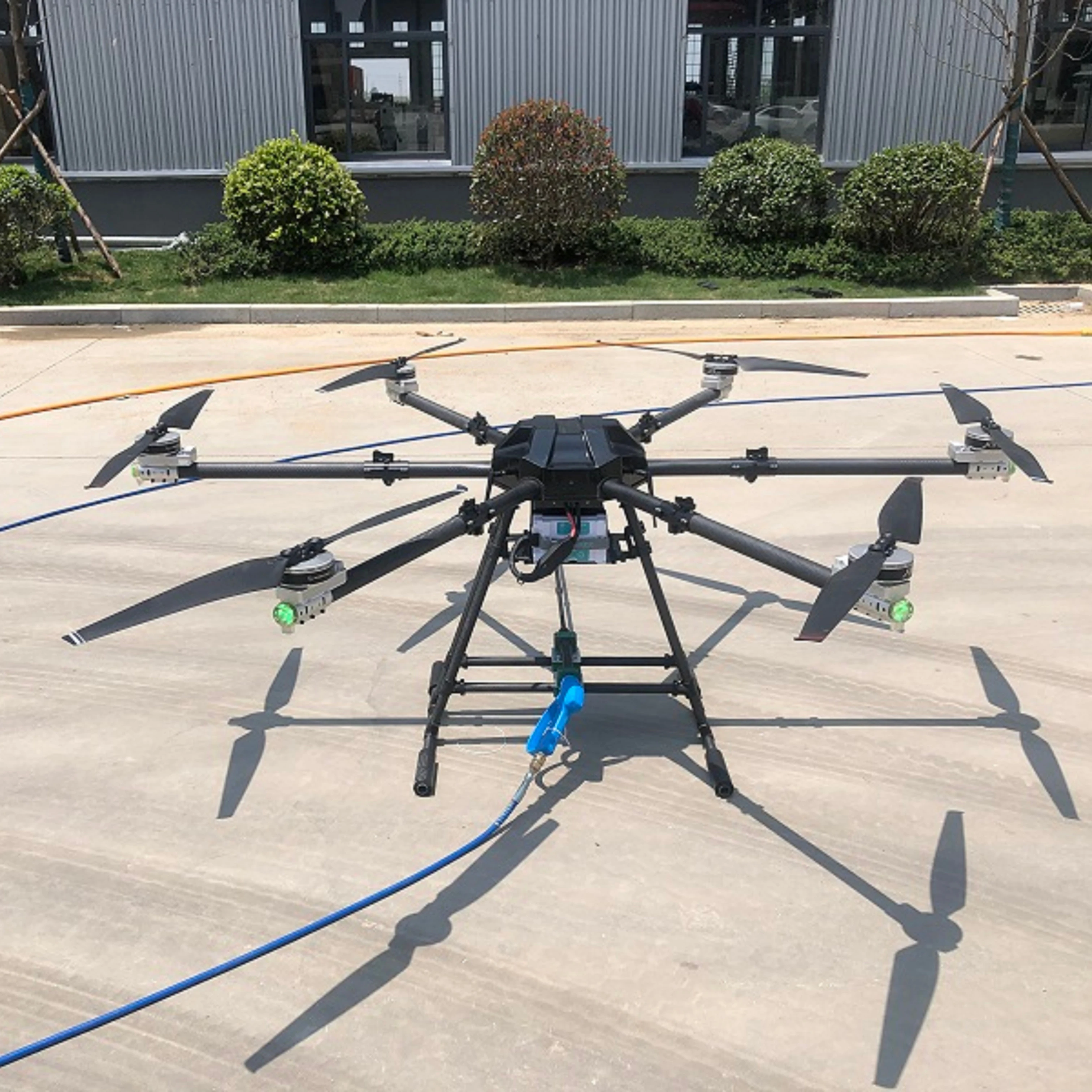 Remote Control Cleaning Drone Window Cleaning Drone for Building Home Wall Cleaning Use with Water Hose and Water Pump