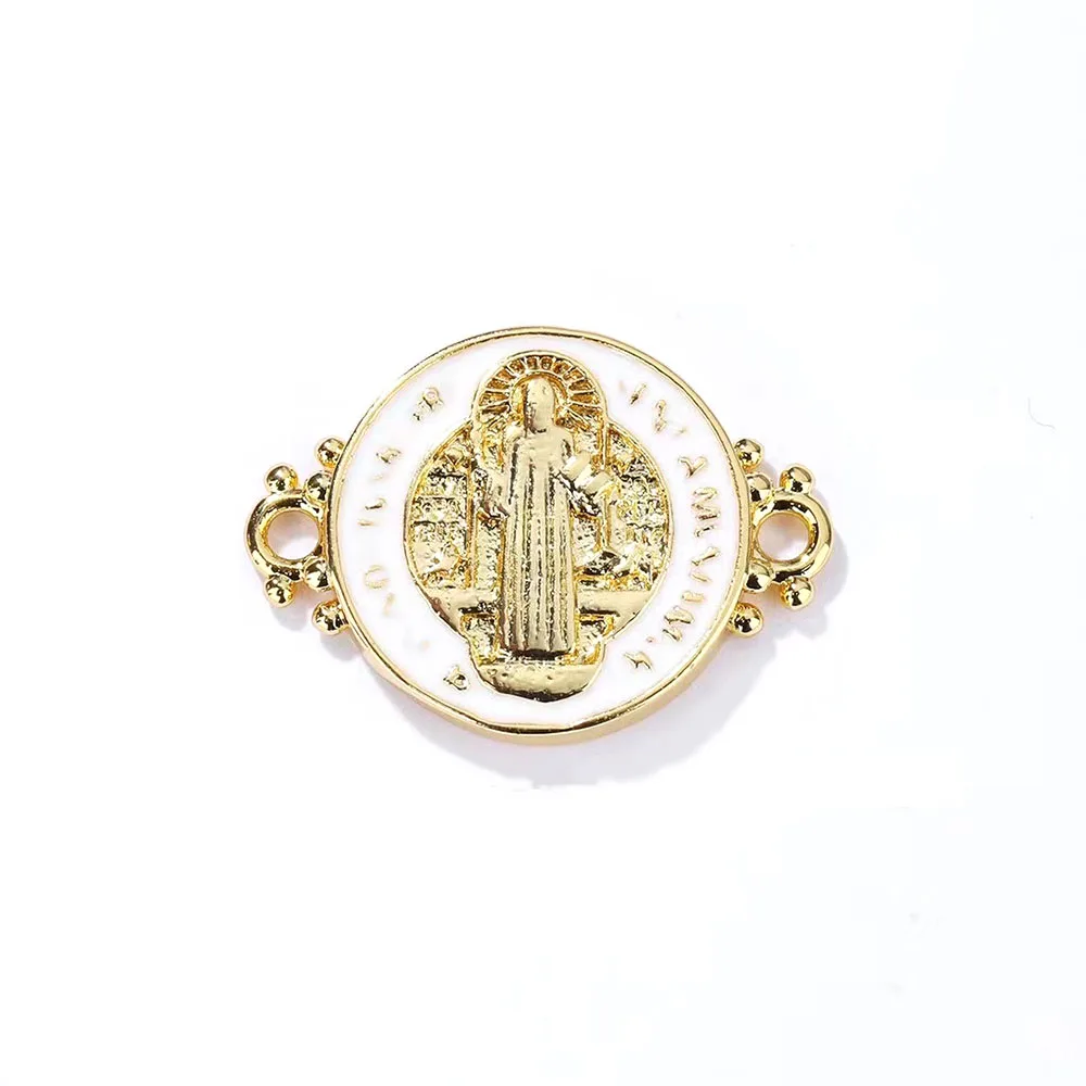 Лидер продаж, позолоченные циркониевые микро-благословенные кулон-разъемы с 2 петлями