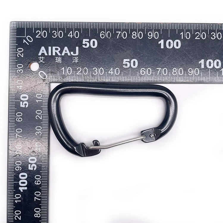 Aluminum D Shape Safety Carabiner Custom Logo Custom Color Snap Hook