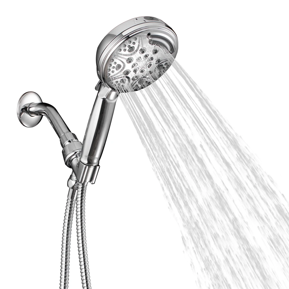 Modern New Tech 9 Spray Waterfall Jetting Hand Shower Head with High Pressure