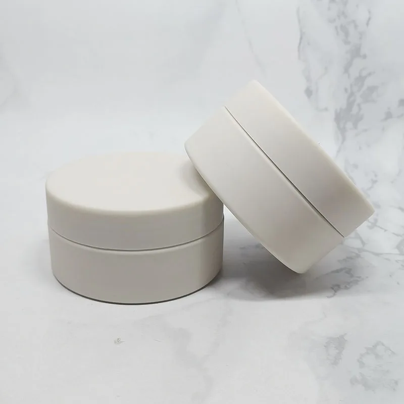 hair pomade round cosmetics 500ml gold lid plastic black pet jar