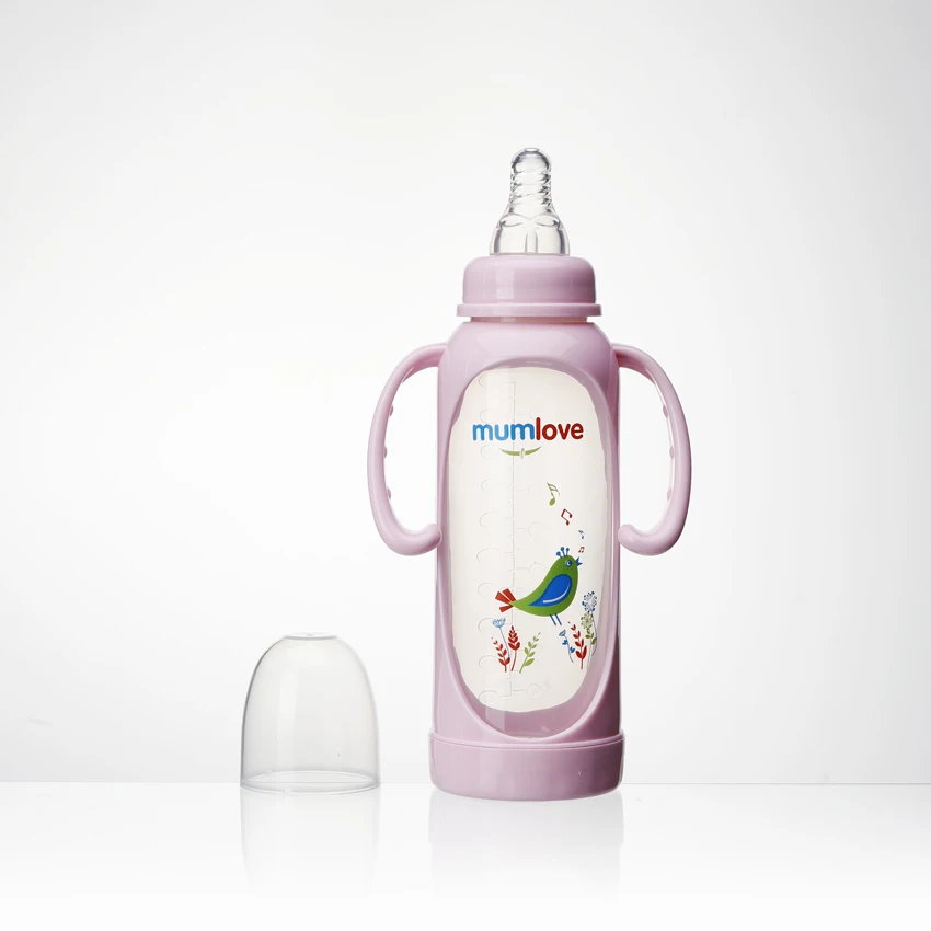 
 Полипропиленовая бутылочка для кормления с ручкой, симпатичный дизайн, фабрика детских товаров  