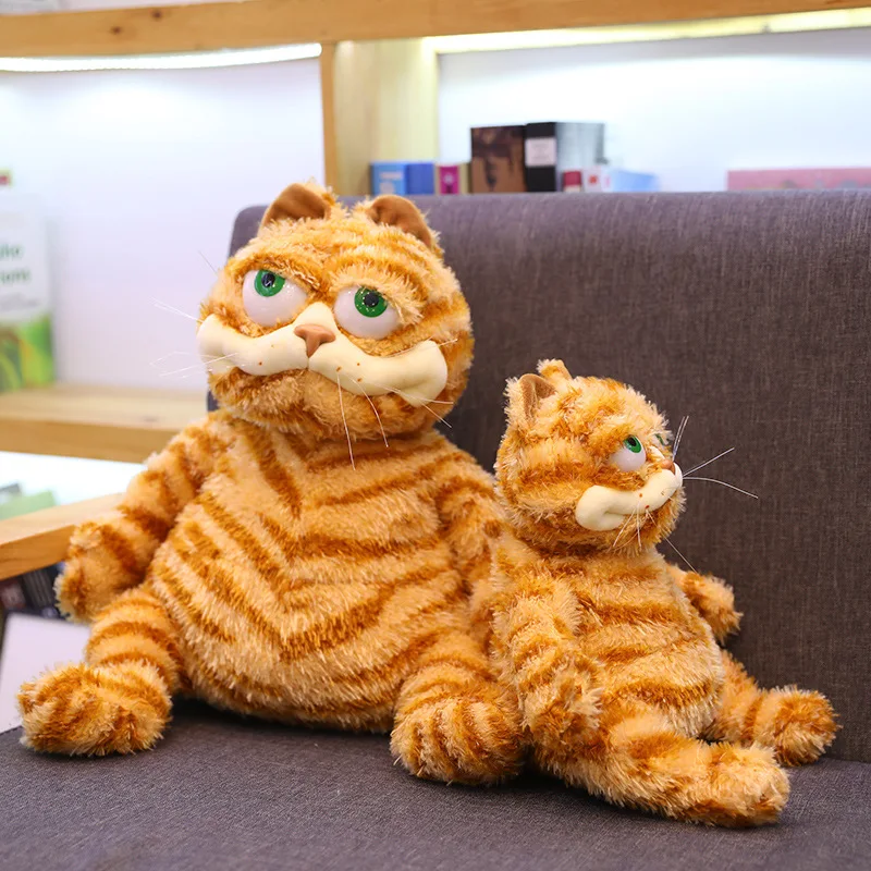 Wholesale Cute Garfield Gifts Toys Plush Pillows Yellow Cat Animal Cartoon  Fat Cat Plush Dolls for Boys Girls