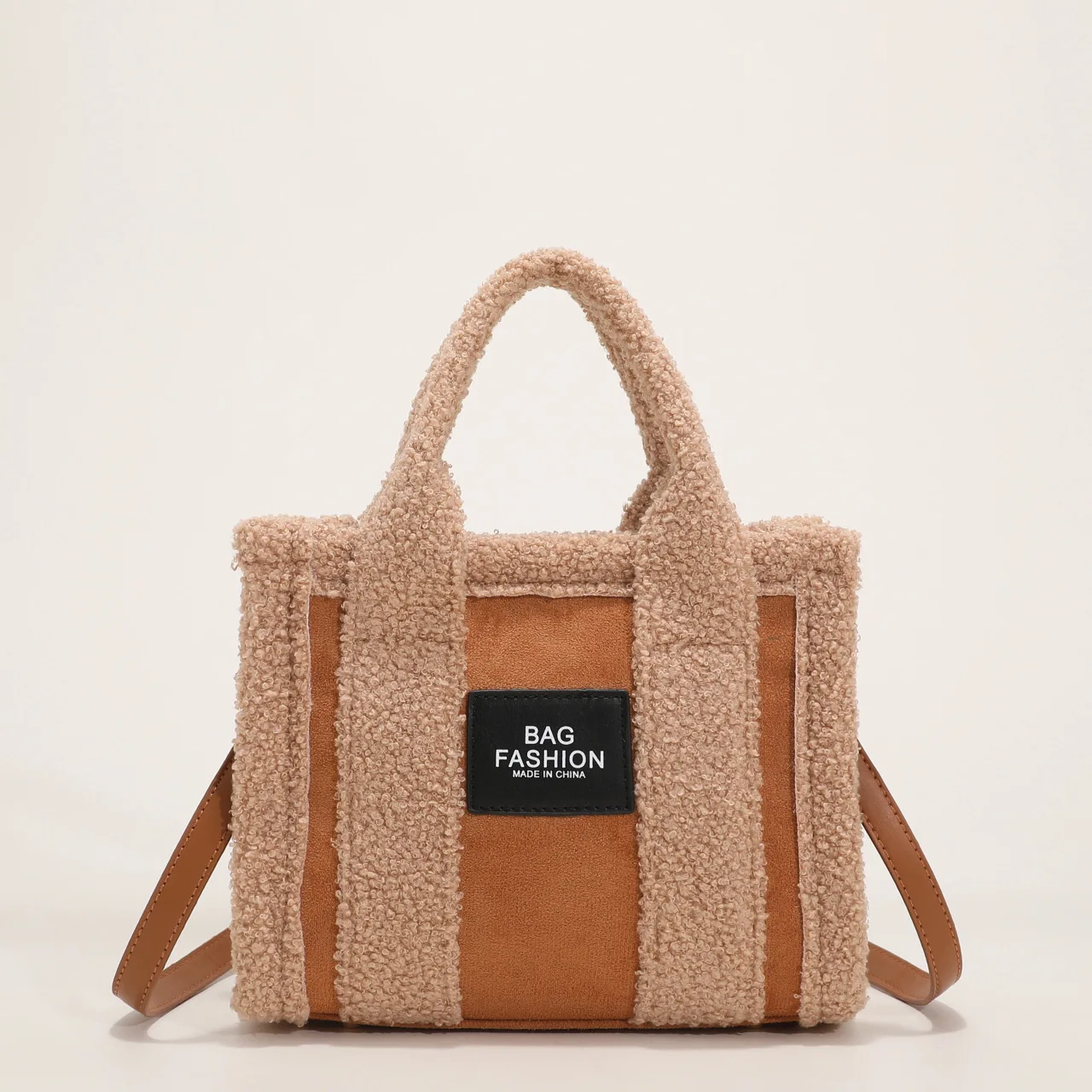 Mode flauschige Schulter taschen für Frauen, flauschige Fleece