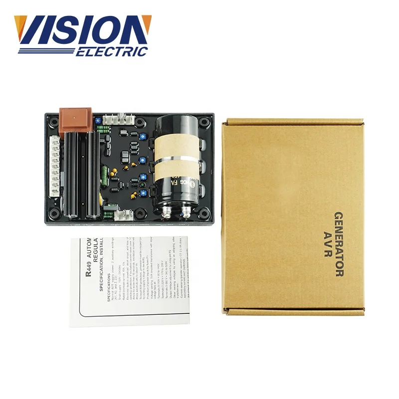 R449 Avr for Generator Set Ac Voltage Stabilizer  Avr R449 5kw Diesel Generator