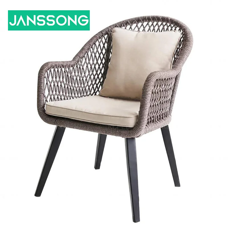 Nordic Leisure Balcony Small Table And Chair Rattan Chair Combination Openair Outdoor Modern
