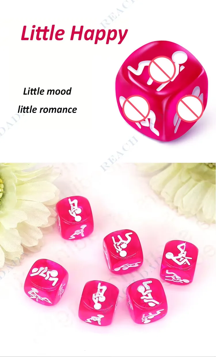 High Quality Sex Positions Dice with Sex Love-Position Oral Sex Dice 1.8cm Adult Game Erotic Dice