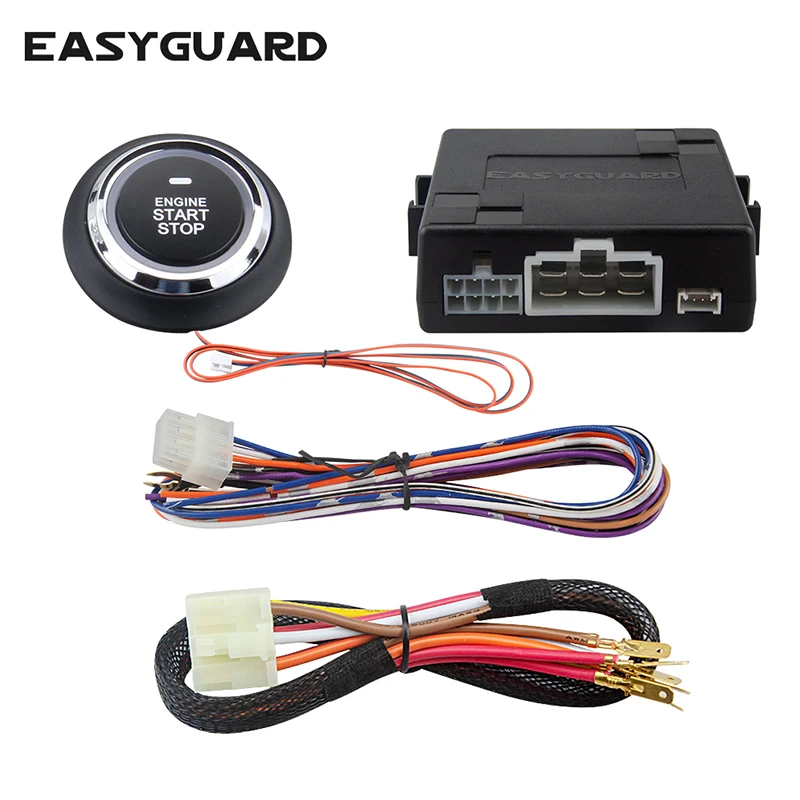 【未使用　自宅保管】EASYGUARD イージーガード 汎用 プッシュスタート Amazon.co.jp: EASYGUARD Ec003N-K 車の警報 システム キーレス