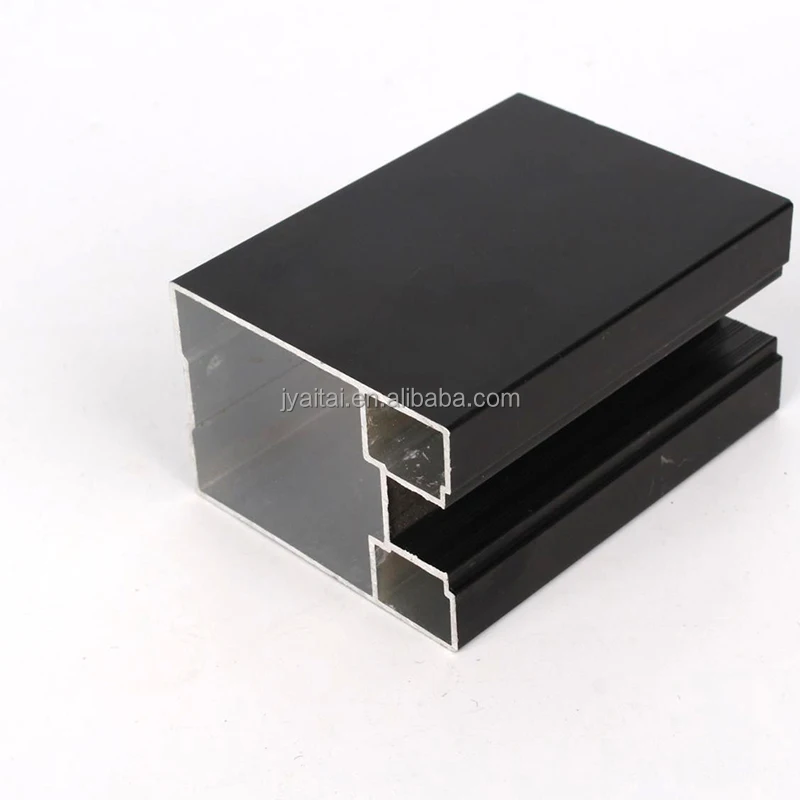 Sliding Door Aluminium Extrusion Profile For Doors And Windows Track ...