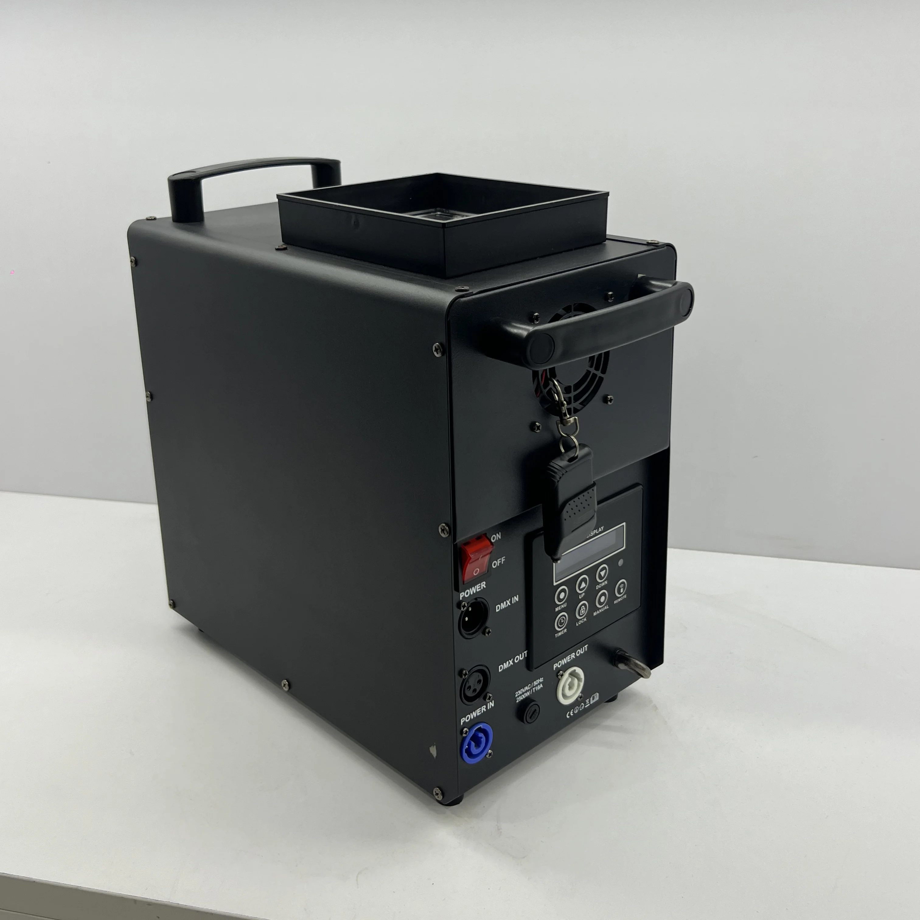 TechStar FL-F013 Heavy Power Vertical Fog Machine 1500W LCD/ Wireless/ DMX	4 in 1 LED Haze Machine Smoke Machine for Wedding