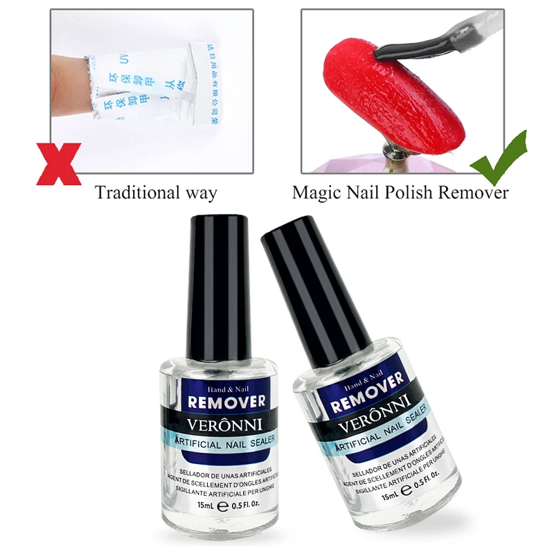 Professional Nail Removes Soak Off Gel Nail Polish Burst Magic Nail Gel Uv  Polish Remover Gel