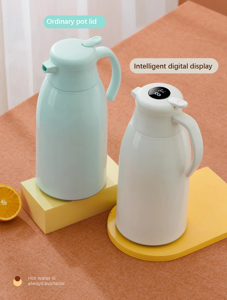 60oz Kitchen & Tabletop Glass Liner Thermos Coffee Pot Vacuum Insulated